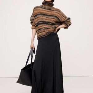 Banana Republic Stretch Satin Maxi Skirt